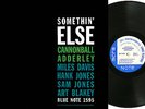 MILES DAVIS, Cannonball Adderley, SOMETHIN' ELSE, Blue Note BLP-1595 RVG EAR 'P'