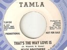 MOTOWN THE ISLEY BROTHERS Thats The Way Love Is TAMLA PROMO  NORTHERN SOUL 45
