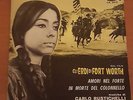 45 GIRI 7” CARLO RUSTICHELLI - GLI EROI DI FORT WORTH - OST ITA CAM  ORIG 1965