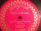 Autograph Record 78 RPM Francis Goetz (Boy Soprano) - Marsh Labs RARE