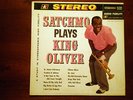 LOUIS ARMSTRONG SATCHMO PLAYS KING OLIVER LP STEREO AUDIO FIDELITY AFSD 5930