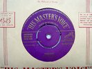 ELVIS PRESLEY   Paralyzed   UK HMV 45   PURPLE/GOLD   45-POP-378   EXCELLENT