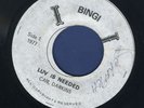 1609 CARL DAWKINS-LUV IS NEEDED-I BINGI I 1977 REGGAE 45 7