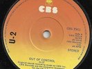 U2   OUT OF CONTROL CBS 1979  CBS 7951