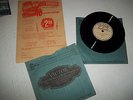 Vintage RCA Victor 78 rpm 7 inch BLANK Phonograph Recording Disc W/ SLEEVES + AD