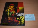 ELTON JOHN - RARE TICKET & 1982 UK TOUR PROGRAMME Brighton Centre