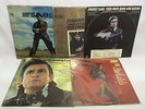 Johnny Cash LP Vinyl Record Lot: Mean As Hell Blood Sweat and Tears True West +