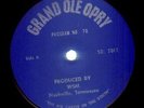 Grand Ole Opry Grand Ole Opry Program No. 70 Grand Ole Opry Vinyl LP