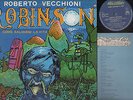 LP ROBERTO VECCHIONI ROBINSON 1979 INNER SLEEVE TESTI ARTWORK ANDREA PAZIENZA