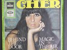 CHER: Behind The Door / Magic In The Air 45 (Germany, PS w/ some wear) rare Roc