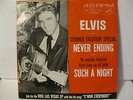 Elvis Presley 45rpm Such A Night/Never Ending 1964 w/ Picture sleeve EX