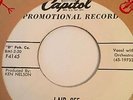 ESQUERITA RARE R&B ROCKABILLY PROMO CAPITOL LABEL LAID OFF B/W JUST ANOTHER LIE