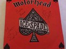 Motorhead Genuine Hand Signed Lemmy , Fast Eddie, Philthy Animal, Ace Of Spades