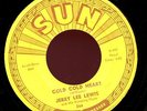 JERRY LEE LEWIS. COLD COLD HEART / IT WON'T HAPPEN WITH ME. ORIGINAL SUN 364. 45
