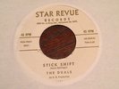 DUALS- STICK SHIFT/CRUISING RARE 1961 SURF 45 STAR REVUE ISSUE WHITE LABEL 