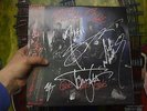 Motley Crue SIGNED GIRLS GIRLS GIRLS JAPAN LP TOMMY, NIKKI, VINCE AND MICK