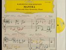 Karlheinz Stockhausen Mantra DG LP Alfons Aloys Kontarsky Piano German