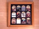 The Beatles 12 Album Sleeves Gold Disc Vinyl LP FRAMED Lennon McCartney *WORLD*