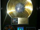 U2  ORIGINAL  ACHTUNG BABY . RIAA USA  GOLD AWARD  PRESENT TO U2
