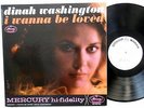 DINAH WASHINGTON I wanna be loved LP Mercury 1962 JAZZ vocal PROMO mono Mg954