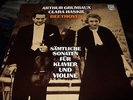 GRUMIAUX/HASKIL : BEETHOVEN SÄMTLICHE SONATEN FÜR KLAVIER UND VIOLINE 4LP BOX