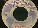 CHARLIE RICH Midnite Blues 45 Phillips Memphis teen popcorn northern soul hear