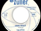 THE EPICS - CRUEL WORLD on CFP FULLER - BOSS 1966 MOODY FLORIDA GARAGE 45 - HEAR