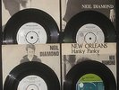 NEIL DIAMOND 3x Swedish SAMPLE / PROMO 45 + 1 standard 45. Sweden Metronome 45s
