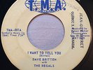 ROCKABILLY Dave Britten & The Regals I WANT TO TELL YOU T.M.A. 45 rare Canadian