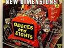 The New Dimensions Deuces and Eights Surf Car Hot Rod LP NM Shrink Gorgeous Rare