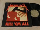 Heavy Metal Vinyl LP -  Metallica - Kill Em All - 1983 Original - Megaforce - MR