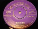 ELVIS PRESLEY - MYSTERY TRAIN  / LOVE ME - UK ISSUE - GOLD LABEL - GOOD
