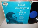 DINAH WASHINGTON For Those In Love Clark Terry Wynton Kelly Cleveland Cobb LP
