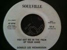 NORTHERN SOUL - DONALD LEE RICHARDSON - YOU GOT ME IN THE PALM OF YOUR HAND