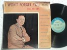 Jim Reeves - I won't forget you   S.Africa only LP //  EX+