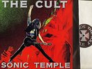 THE CULT sonic temple BEGA 98 with inner uk beggars banquet 1989 LP PS EX/EX