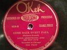 Okeh Truetone 8318 LOUIS ARMSTRONG HOT FIVE Georgia Grind/Come Back 1926  78 rpm