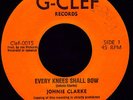 ORIG 70s ROOTS REGGAE - EVERY KNEE SHALL BOW - JOHNNY CLARKE - G-CLEF 7