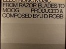 J.D. Robb ELECTRONIC MUSIC FROM RAZOR BLADES TO MOOG Folkways LP EX/VG+