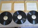 TRANSACORD RARE 78s LP's/ 3 Steam Loco Lot. ORIGINAL SLEEVES, HANDFORD TYPING