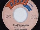 Northern Soul 45 ROSCO ROBINSON That's Enough GERRI HEAR