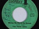 Northern Soul 45 THREE JADES Makes My World Go Round MAURCI HEAR
