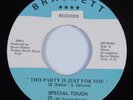 Disco Funk 45 SPECIAL TOUCH This Party Is Just For You BRACKETT VG+ HEAR