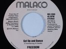 Funk 45 FREEDOM Get Up & Dance MALACO VG++ HEAR