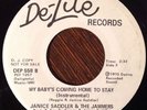 Janice Saddler & The Jammers, My Baby's Coming Home To Stay 45, RARE Mod Soul DJ