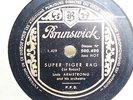 LOUIS ARMSTRONG Super Tiger Rag/Saint-Louis Blues BRUNSWICK FRANCE 500.490 E+ 78