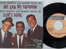 FRANK SINATRA SAMMY DAVIS DEAN MARTIN Me & My Shadow 45 picture sleeve rat pack