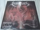 SEPULTURA Morbid Visions LP 1986 ORIGINAL COGUMELO SARCOFAGO HOLOCAUSTO VG/EX+