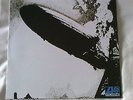 LED ZEPPELIN - FIRST ALBUM - TURQUOISE LETTERING - BLUE VINYL RE-ISSUE