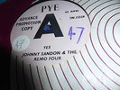 JOHNNY SANDON & THE REMO FOUR 45 PROMO-